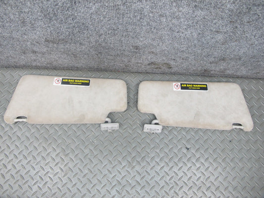 03-06 Mercedes R230 Sl-class Set of 2 Front Left & Right Sun Visor OEM
