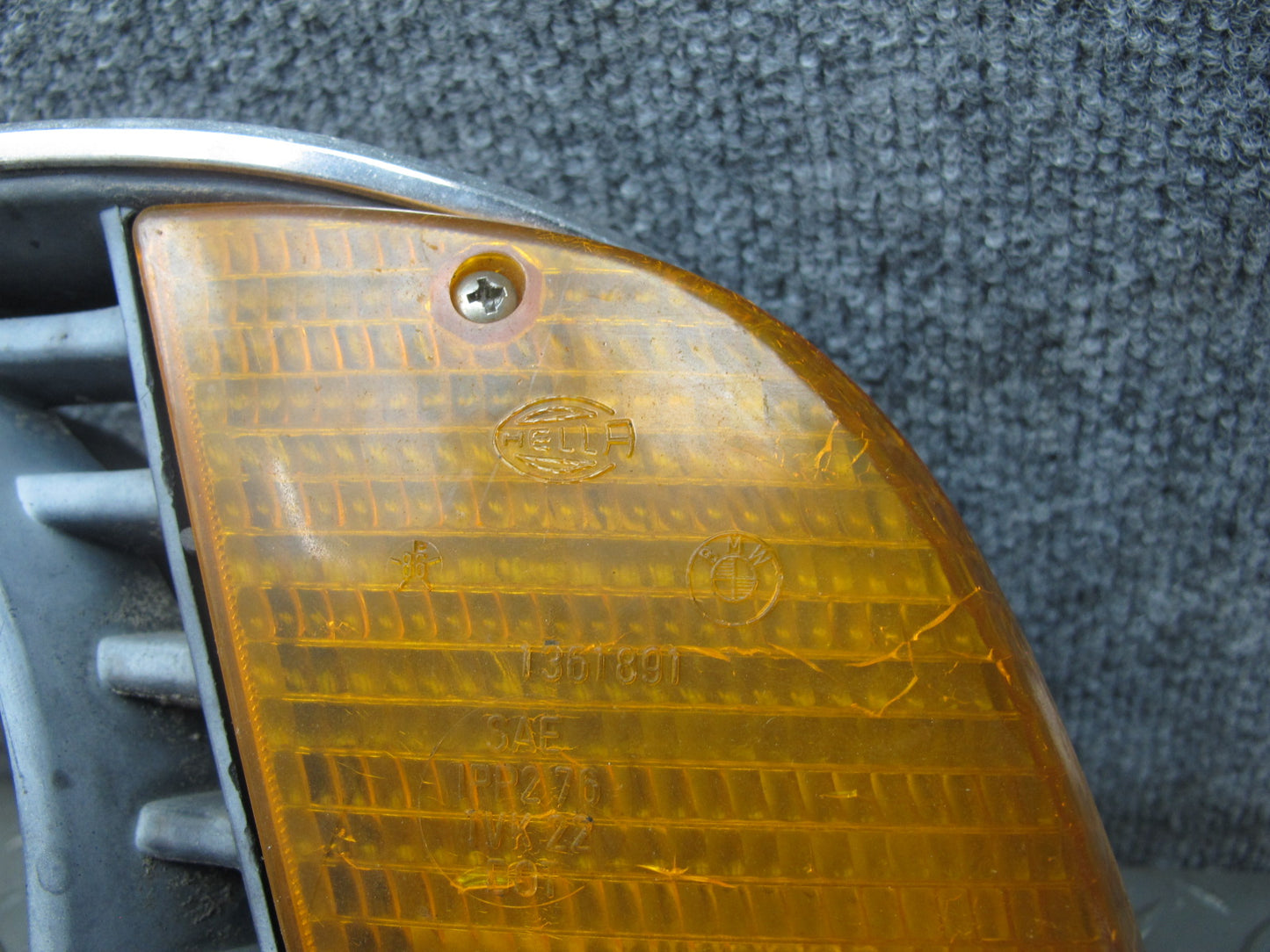 83-87 BMW E24 6-SERIES Set of 2 Front Left & Right Headlight Trim Grille OEM