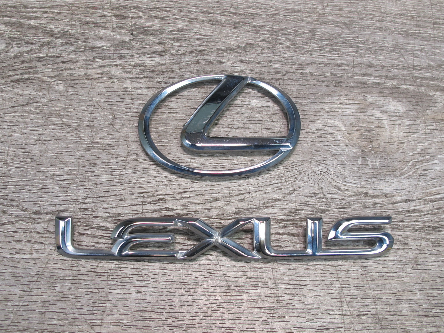 92-00 Lexus JZZ31L SC400 SC300 Set of 2 Rear Trunk Emblem Logo Badge OEM