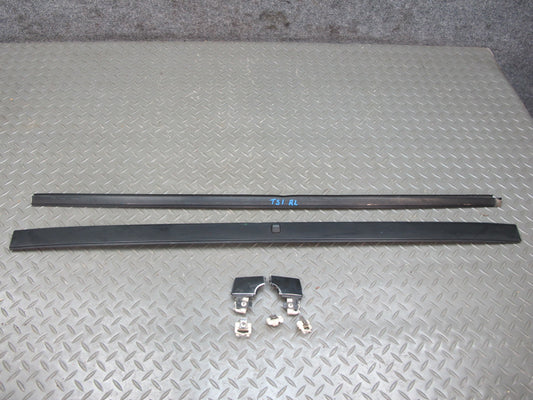 86-92 Toyota Supra MA71 Set of 2 Door Window Weatherstrip Molding OEM