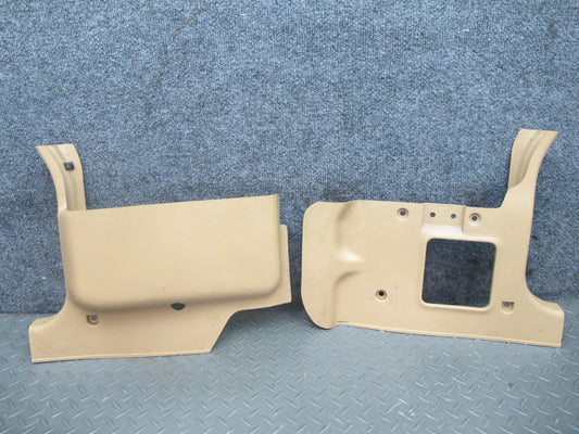 79-81 Datsun Nissan S130 280ZX Front Left Right Kick Trim Cover Panel Set OEM