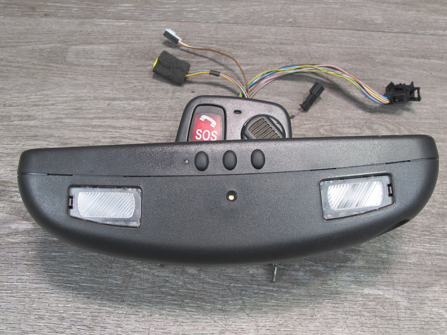 03-06 Mercedes R230 Auto Dim Interior Rear View Mirror w Homelink Black OEM