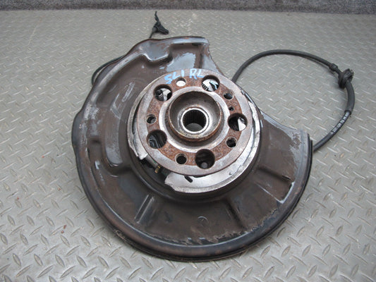03-08 Mercedes R230 SL600 Rear Left Spindle Knuckle Wheel Hub Bearing 56K OEM