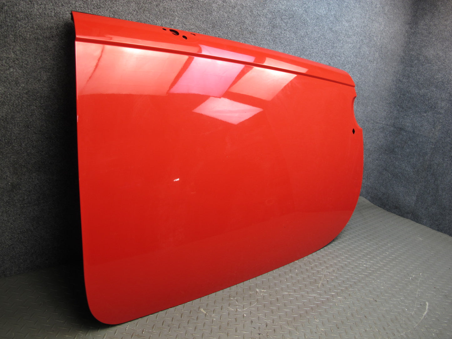 03-06 Chevrolet SSR Front Left Driver Door Shell Cover Panel RED OEM