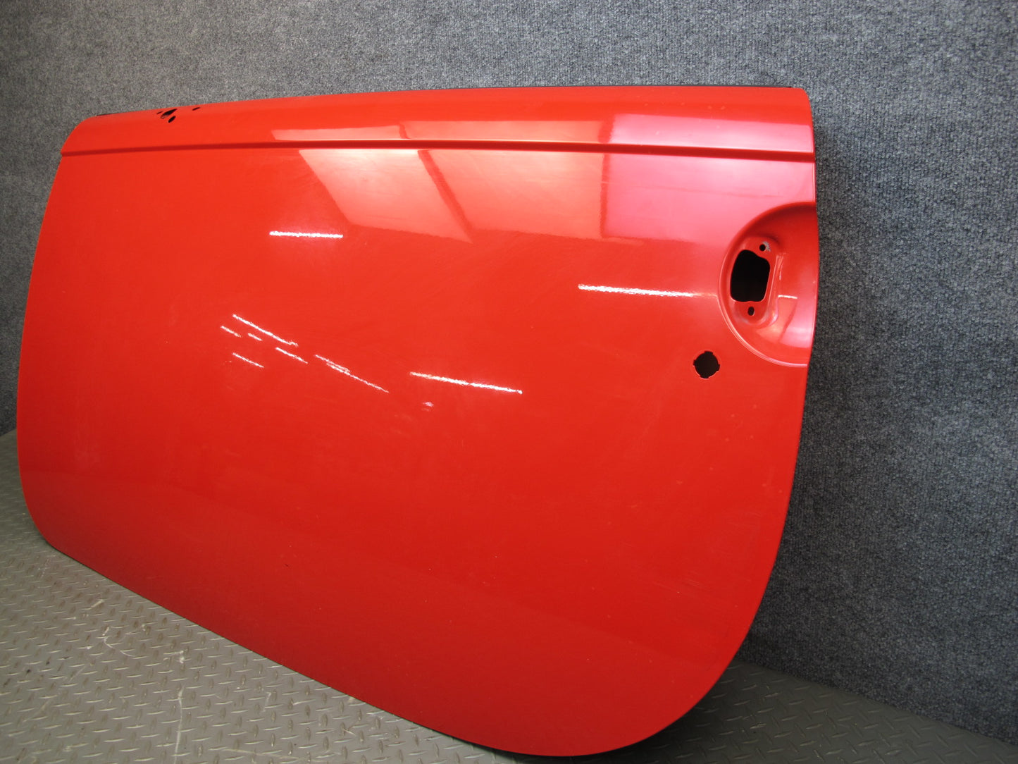 03-06 Chevrolet SSR Front Left Driver Door Shell Cover Panel RED OEM