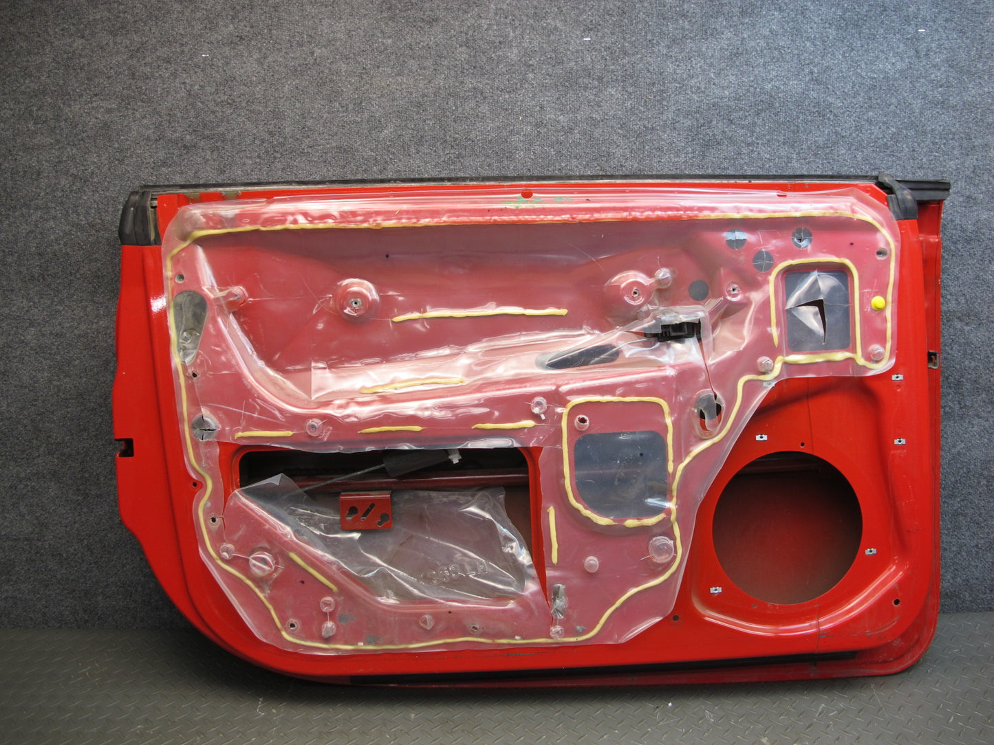 03-06 Chevrolet SSR Front Left Driver Door Shell Cover Panel RED OEM