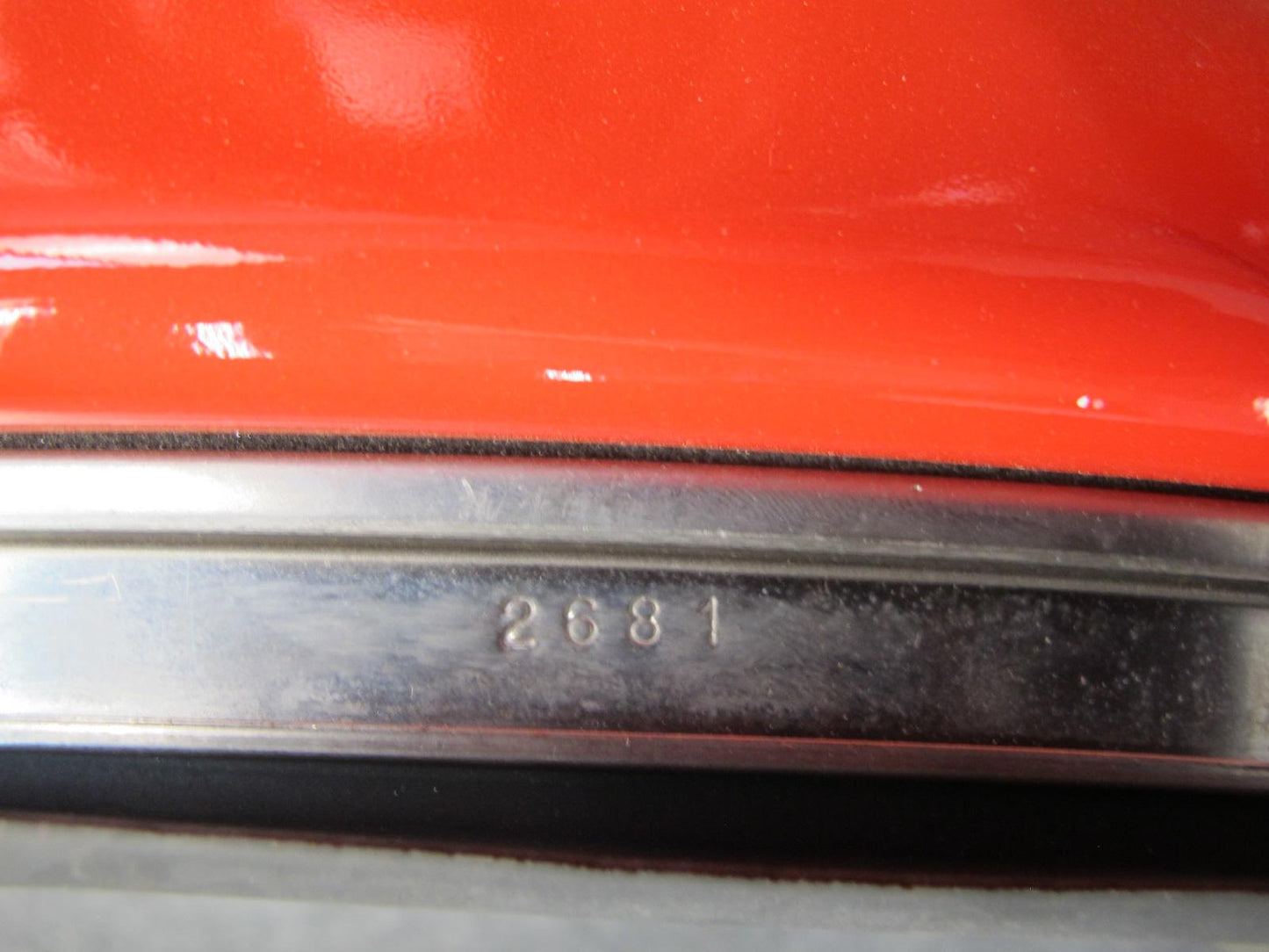 03-06 Chevrolet SSR Front Roof Panel RED OEM