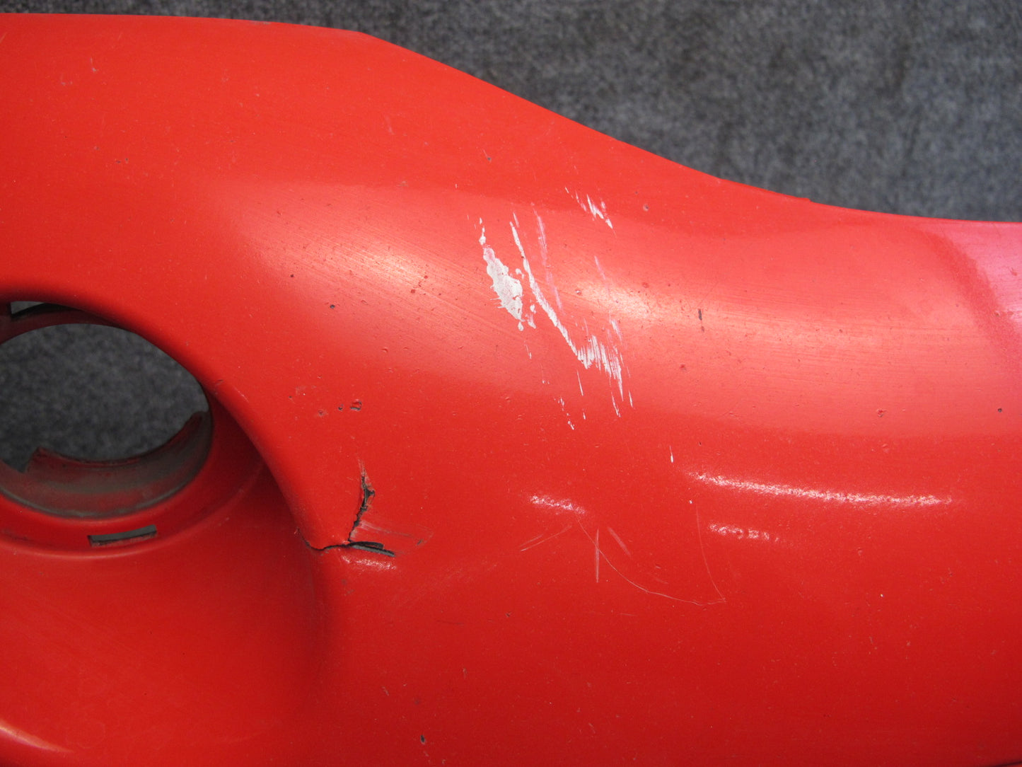 03-06 Chevrolet SSR Front Bumper Cover RED w Grille Assembly OEM