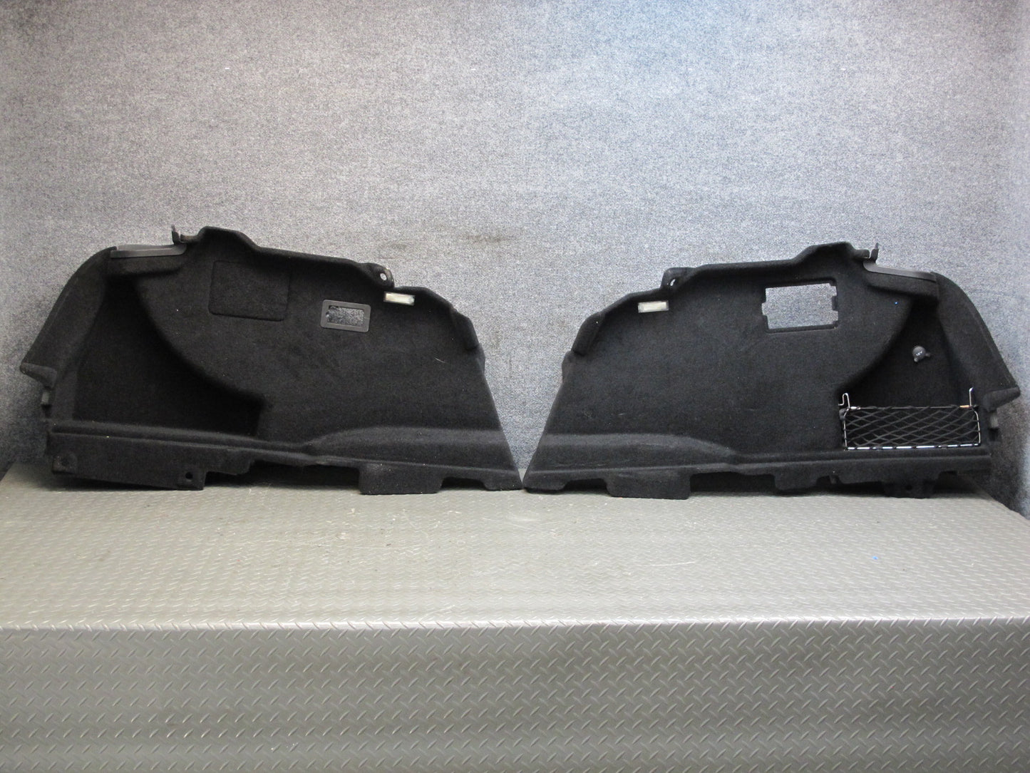 14-19 Maserati Ghibli M157 Rear Left & Right Trunk Carpet Trim Cover Set OEM