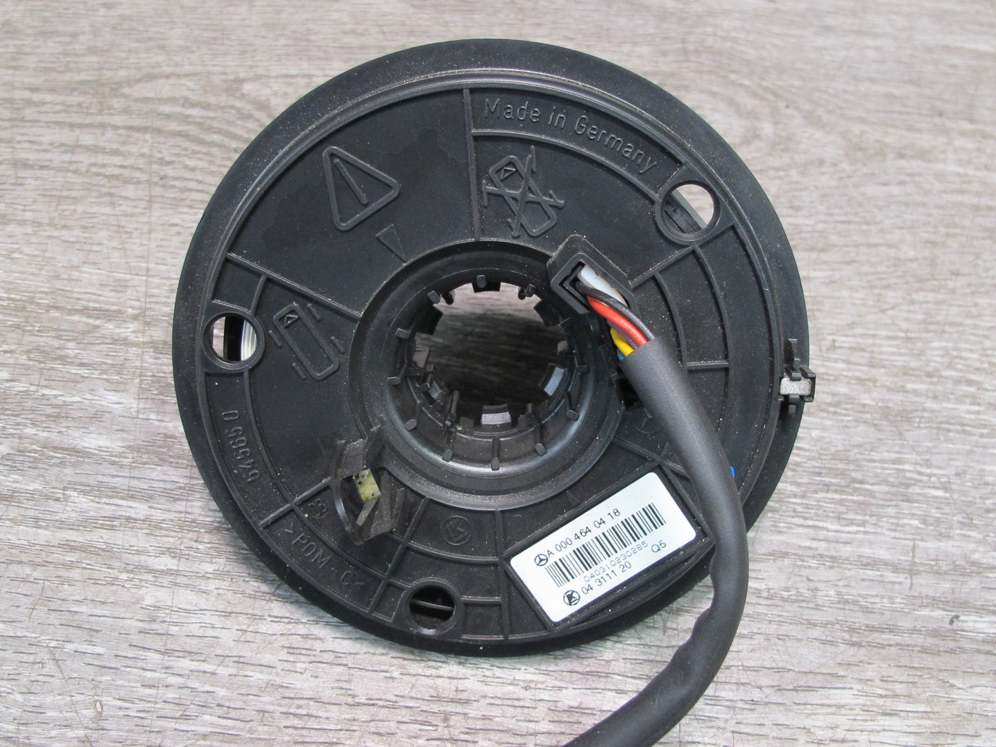 03-06 MERCEDES R230 SL500 SL600 STEERING COLUMN CLOCK SPRING A0004640418 OEM