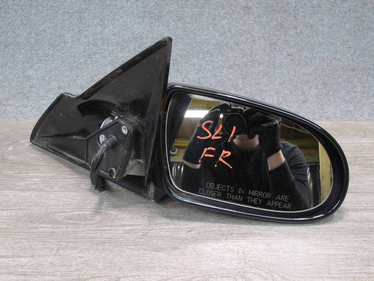 03-08 Mercedes R230 Right Door Exterior Side View Heated Mirror OEM