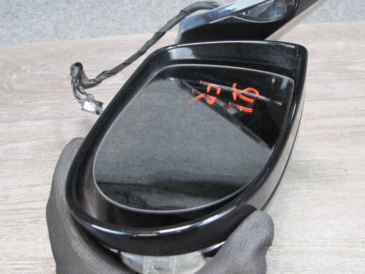 03-08 Mercedes R230 Right Door Exterior Side View Heated Mirror OEM