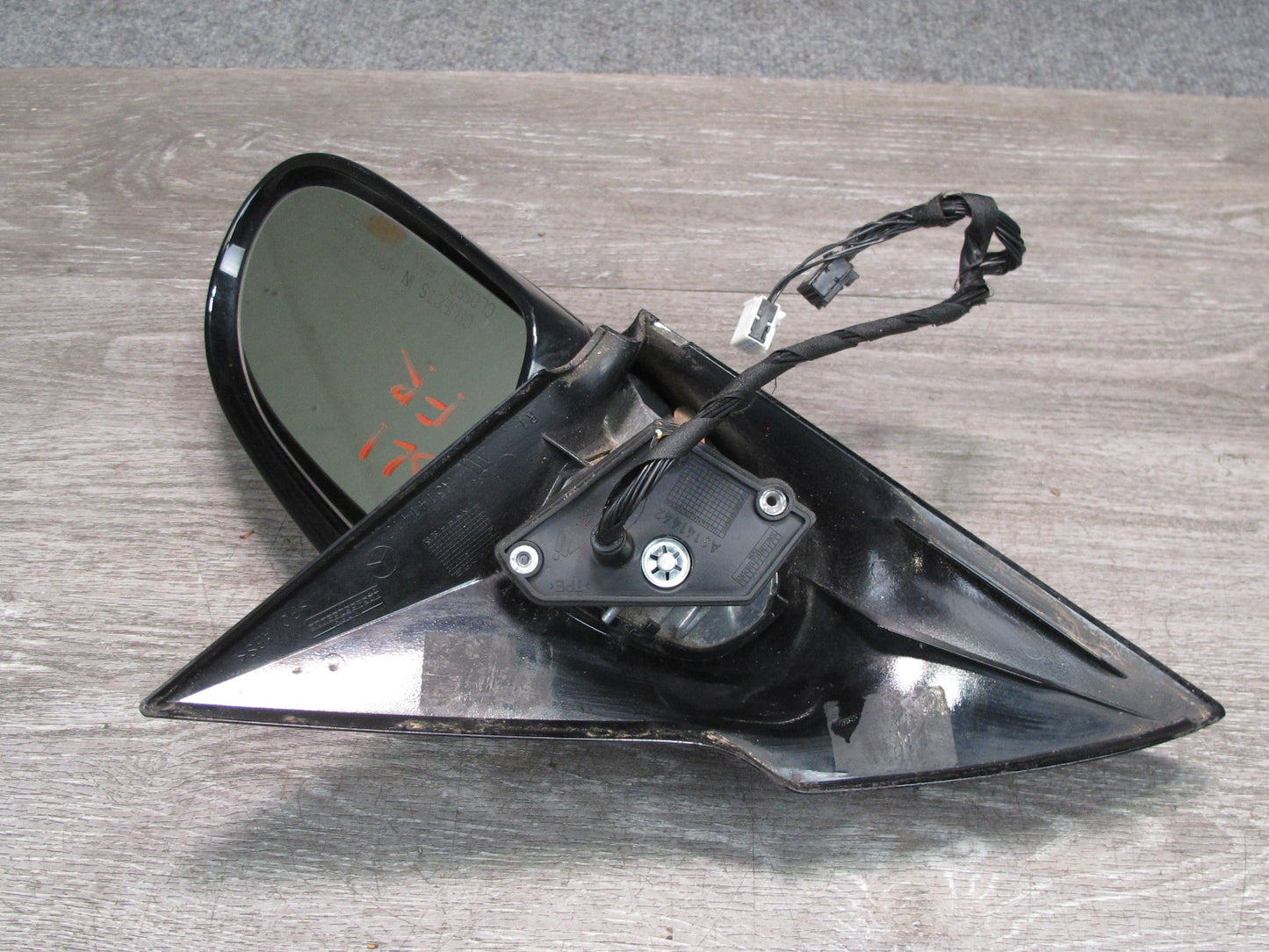 03-08 Mercedes R230 Right Door Exterior Side View Heated Mirror OEM
