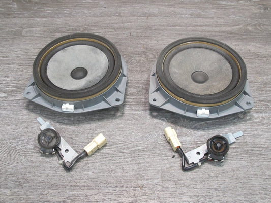 00-05 Toyota MR2 Spyder Set of 4 Left & Right Door Speaker Tweeter OEM