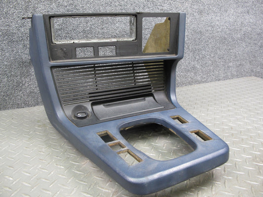 83-87 BMW E24 6-SERIES Dash Center Console Shifter Trim Blue OEM