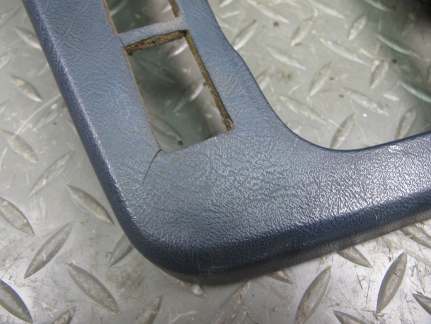 83-87 BMW E24 6-SERIES Dash Center Console Shifter Trim Blue OEM