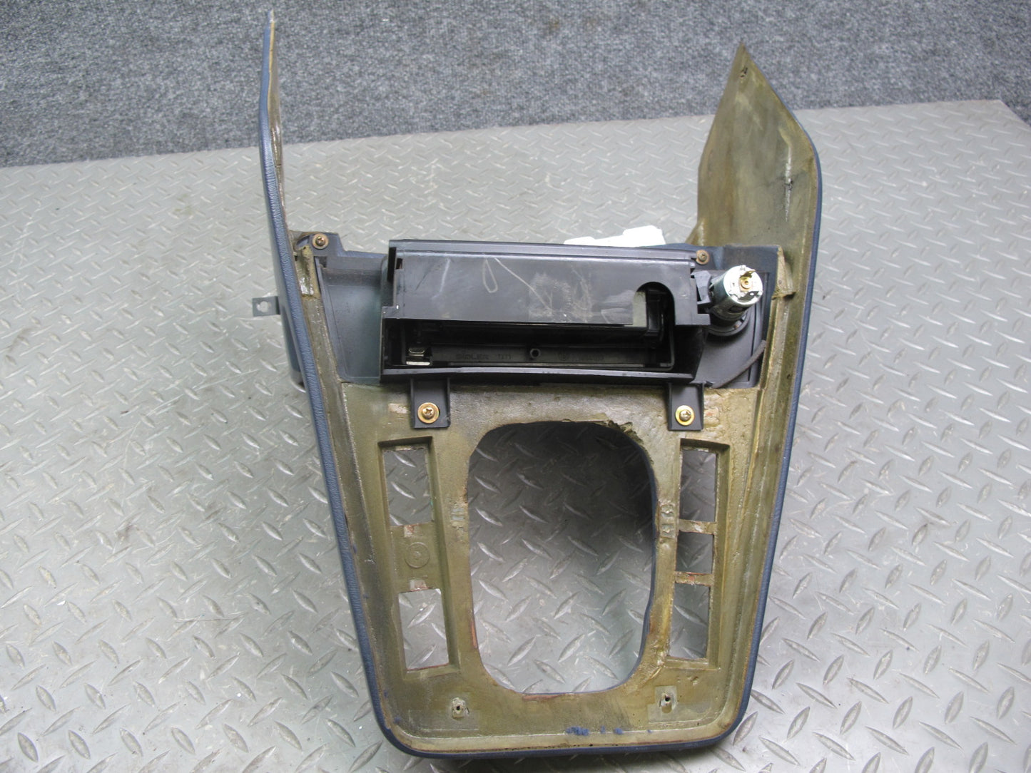 83-87 BMW E24 6-SERIES Dash Center Console Shifter Trim Blue OEM