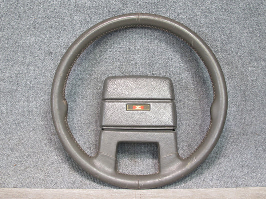 84-85 Nissan Z31 300ZX Leather Steering w Horn Pad OEM