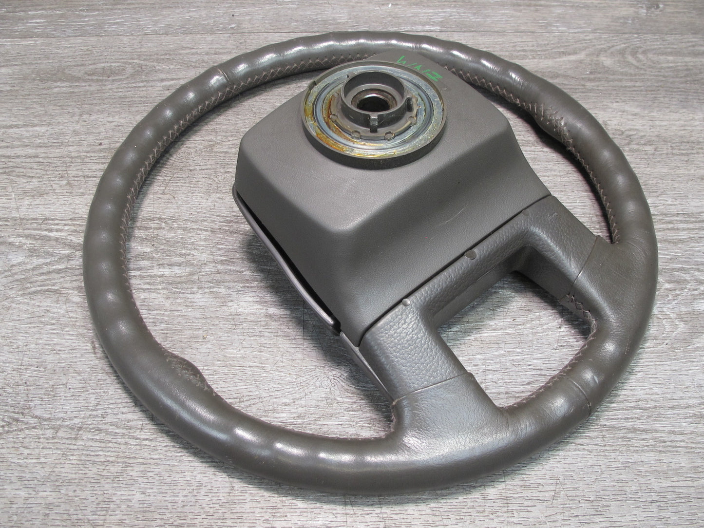 84-85 Nissan Z31 300ZX Leather Steering w Horn Pad OEM