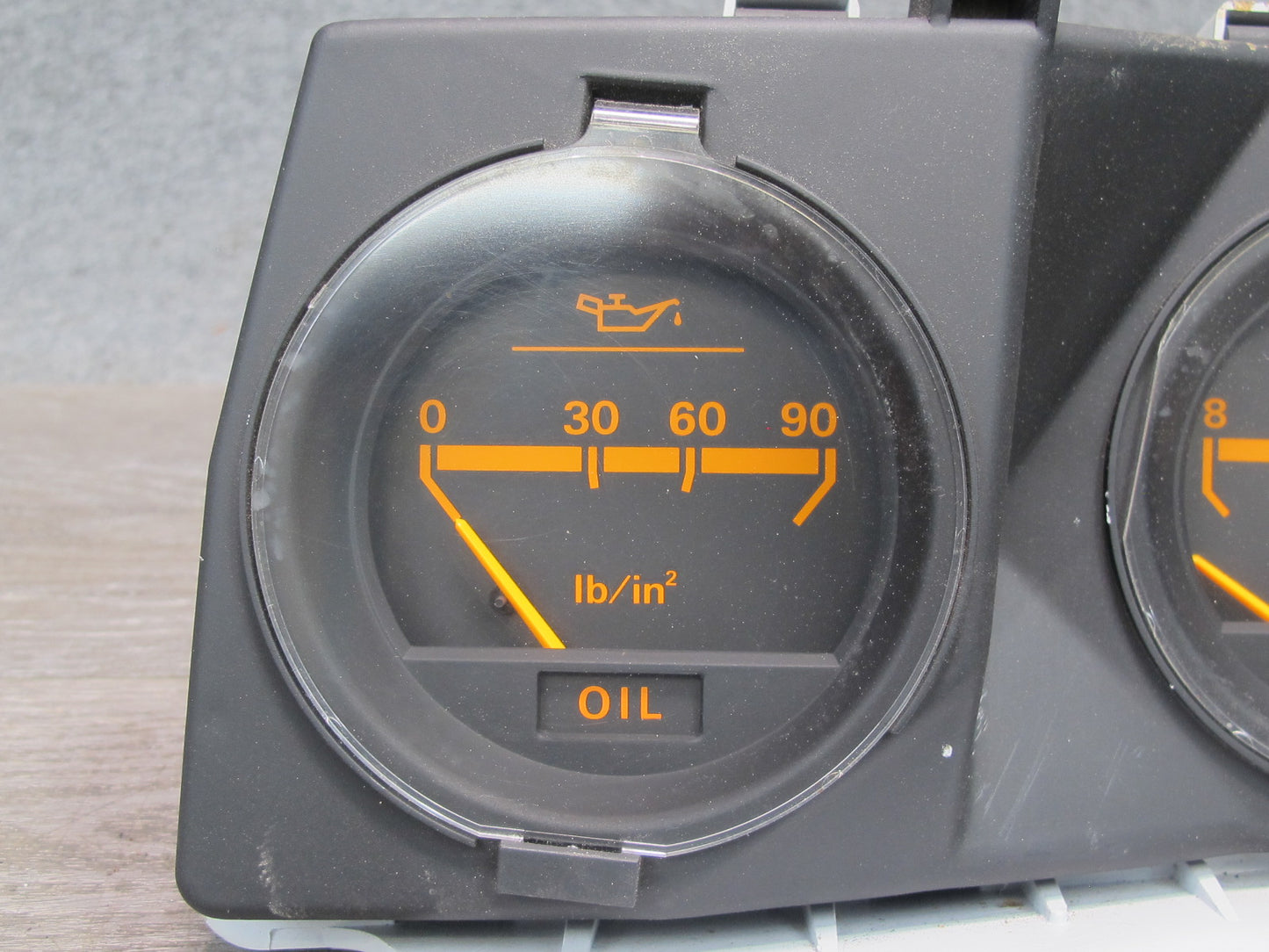 84-86 Nissan Z31 300ZX NA Oil Pressure Battery & Voltage Meter Gauge OEM