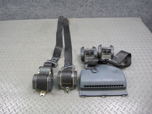 94-99 BMW E36 CONVERTIBLE FRONT & REAR LEFT RIGHT SIDE SEATBELT RETRACTOR W/ GUIDE SET OEM