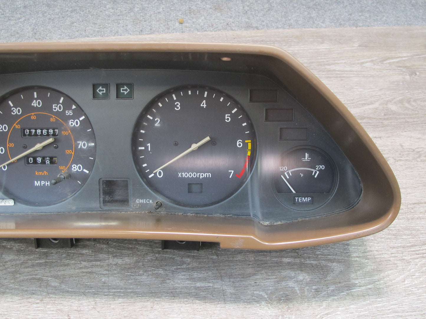 79-83 Datsun Nissan 280ZX S130 Instrument Cluster Gauge Speedometer 85MPH OEM