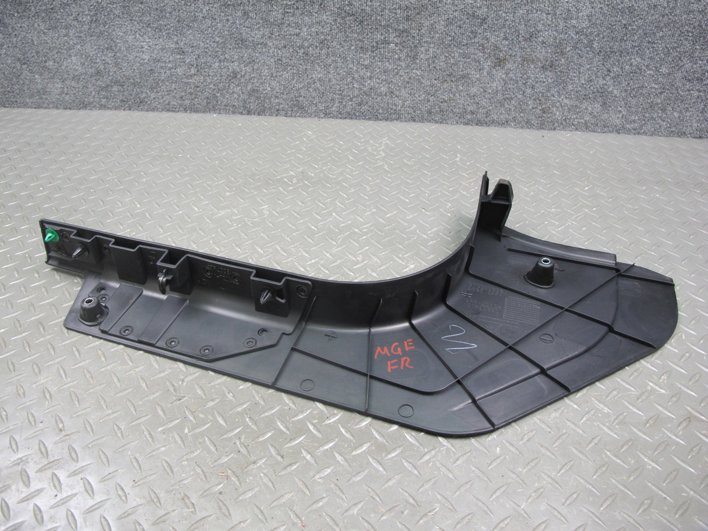 14-19 Maserati Ghibli Set of 2 Front Right & Left  Kick Trim Plate Black OEM