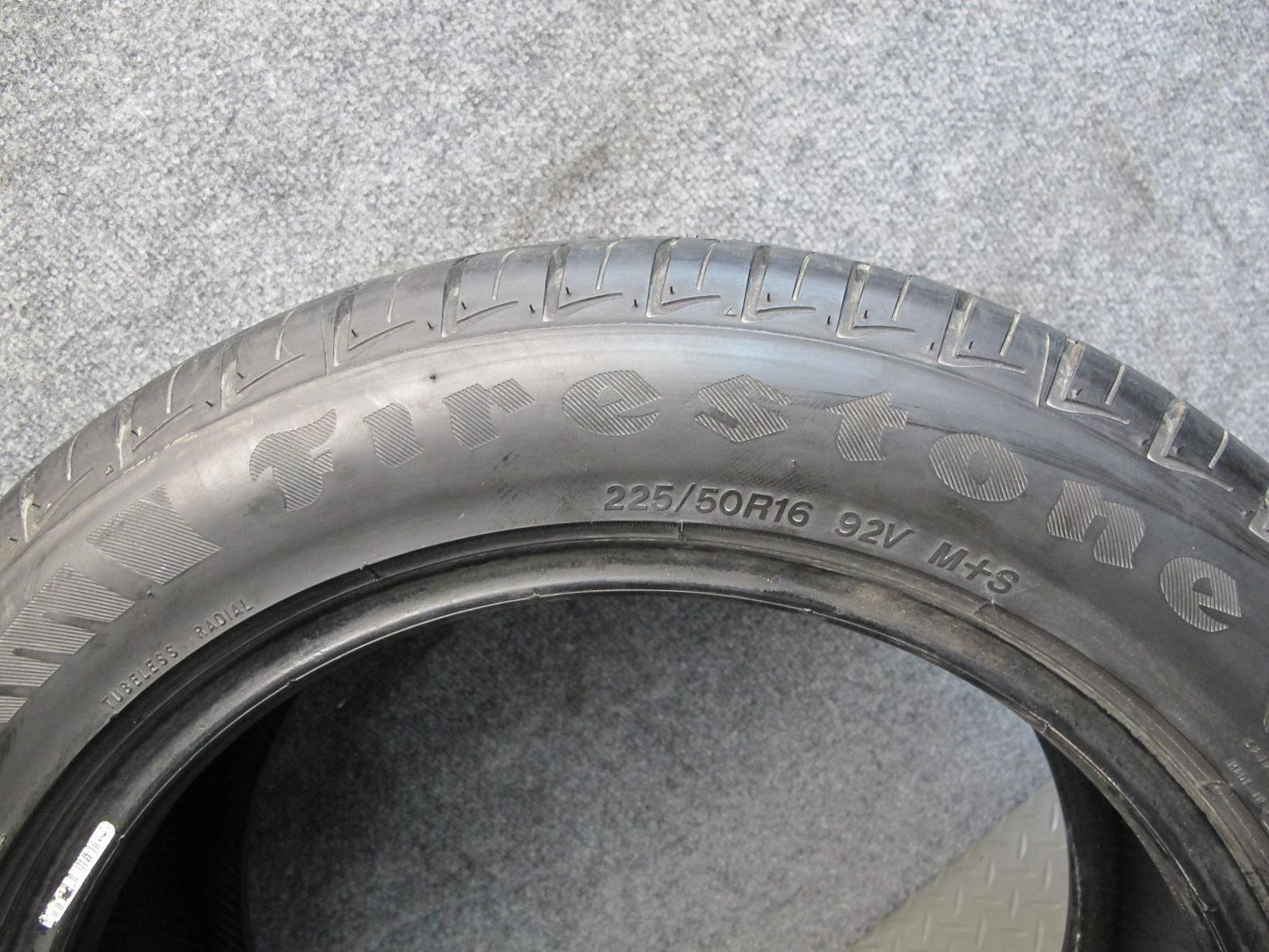 Set of 2 Firestone Firehawk ALL Season Tire 225/50 R16 92V 1921 6/32 Tread