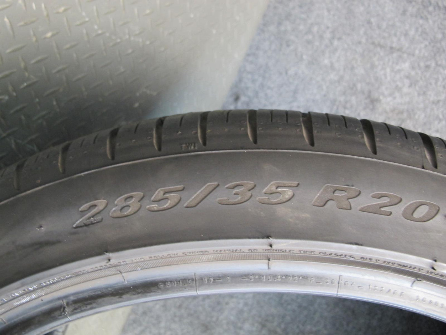 Set of 2 Pirelli P Zero Season Tire 285/35 R20 100W 5020 6/32 Tread