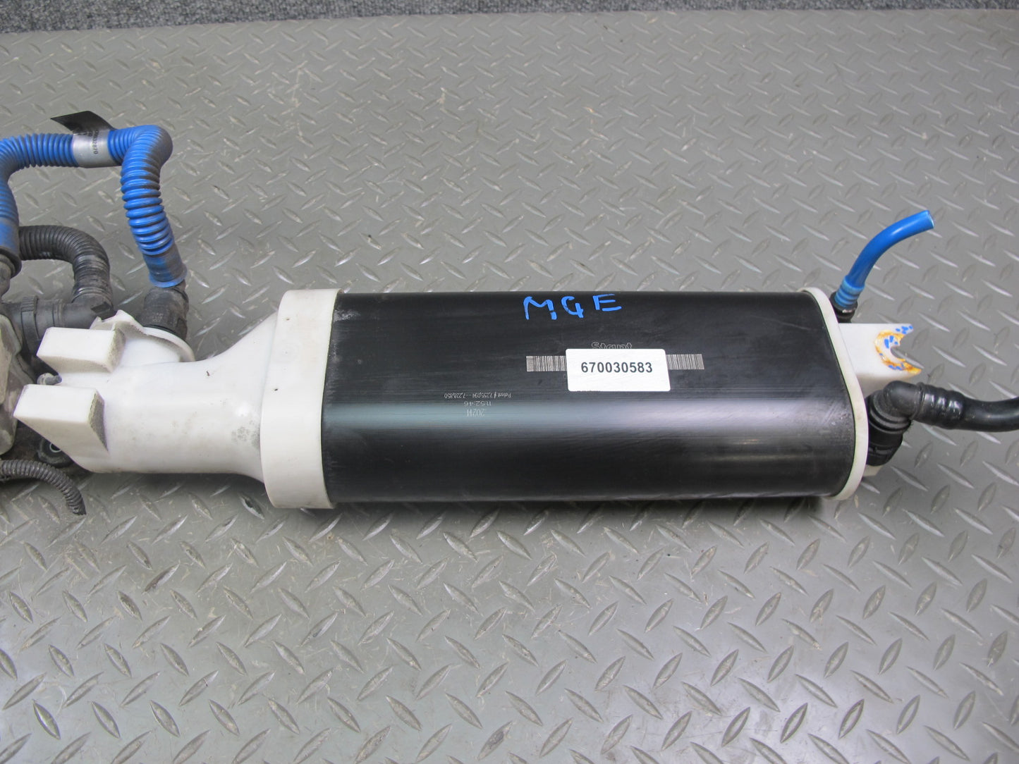 14-17 Maserati Ghibli Fuel Vapor Canister w Leak Detection Pump & Hose OEM