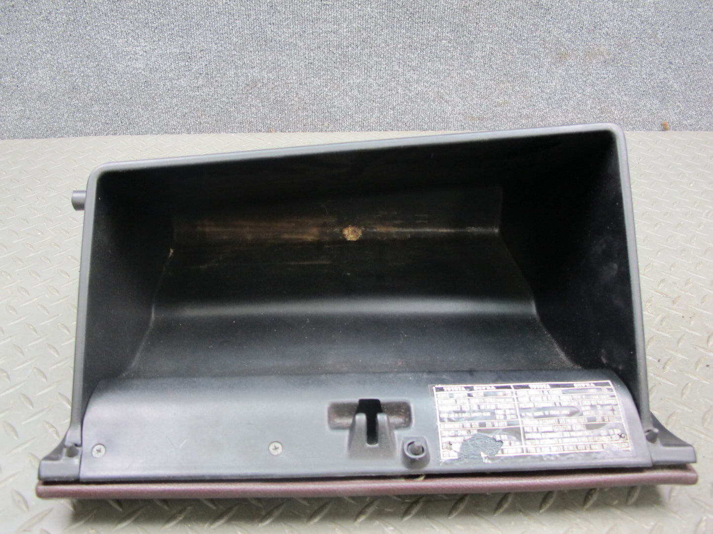 86-92 Toyota Supra MA71 Dash Glove Box Compartment Storage Door Lid OEM