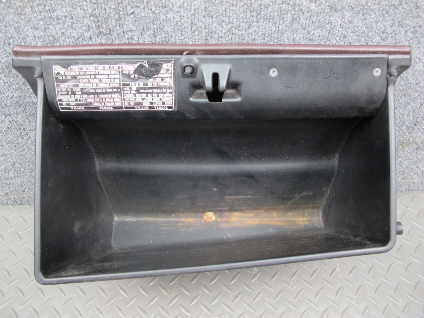 86-92 Toyota Supra MA71 Dash Glove Box Compartment Storage Door Lid OEM