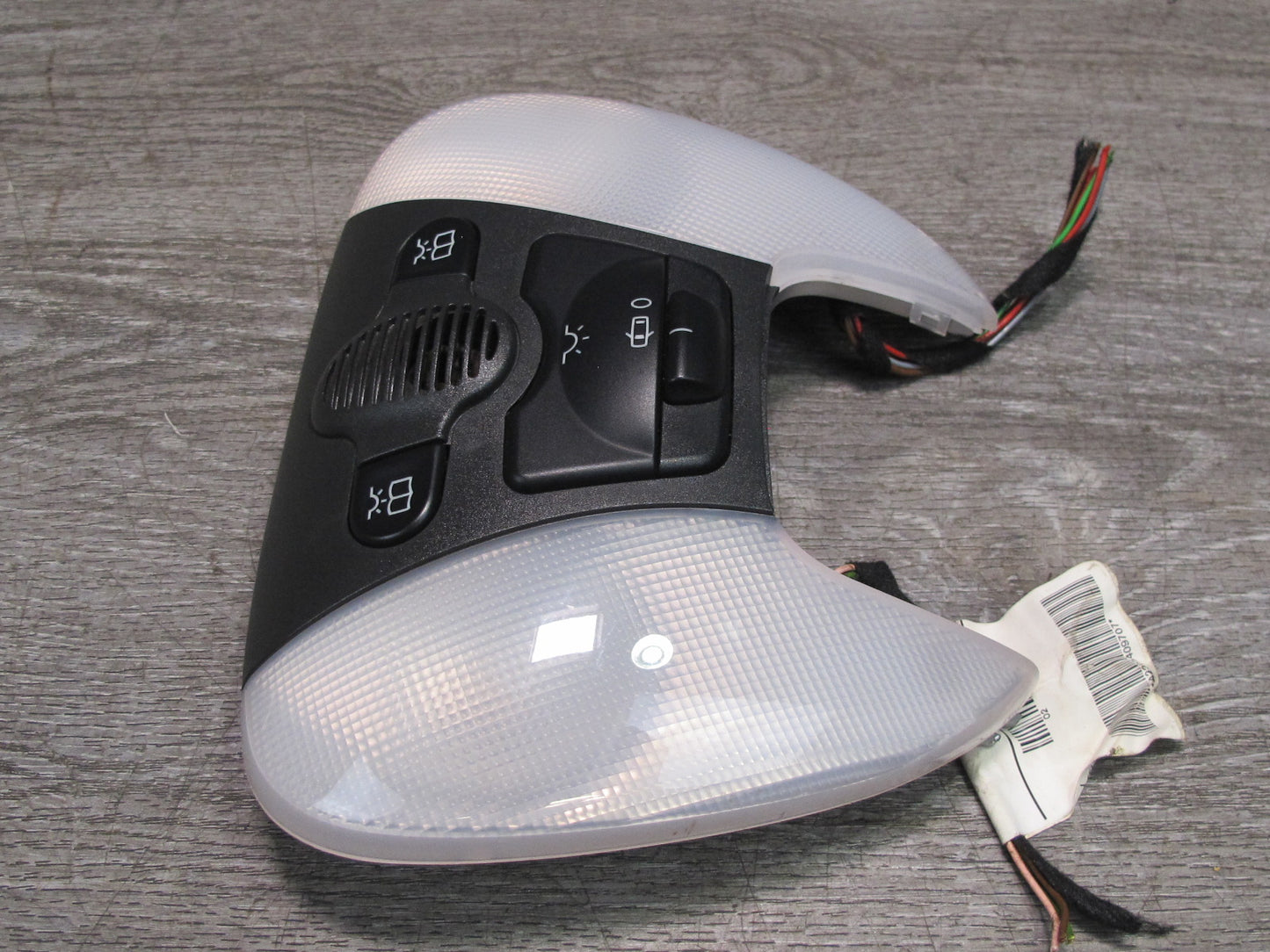 03-04 Mercedes R230 Sl-class Front Overhead Dome Reading Light Lamp Black OEM