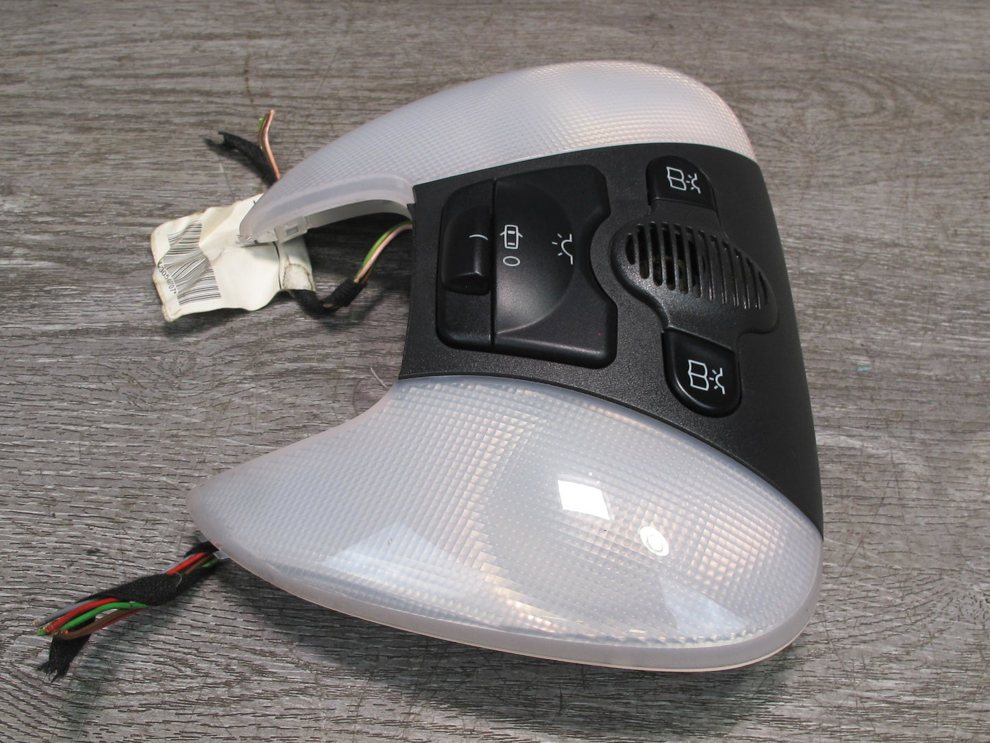 03-04 Mercedes R230 Sl-class Front Overhead Dome Reading Light Lamp Black OEM