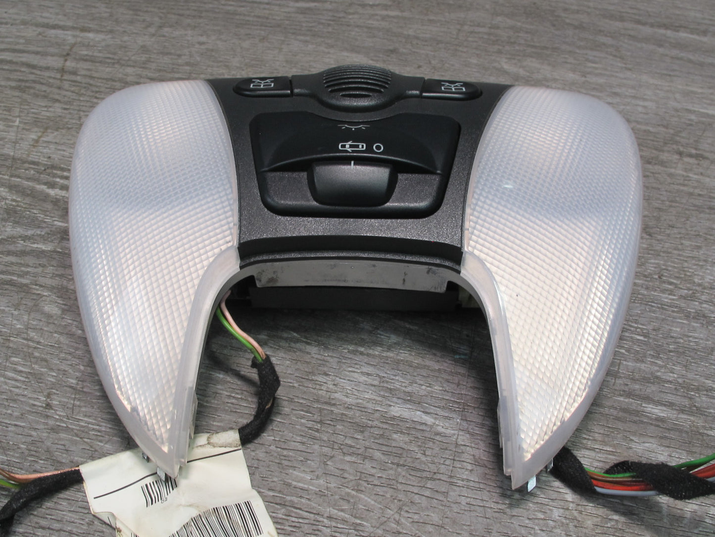 03-04 Mercedes R230 Sl-class Front Overhead Dome Reading Light Lamp Black OEM