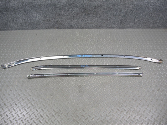 87-92 Toyota Supra MA71 Targa Set of 3 Roof Door Window Weatherstrip Guide OEM