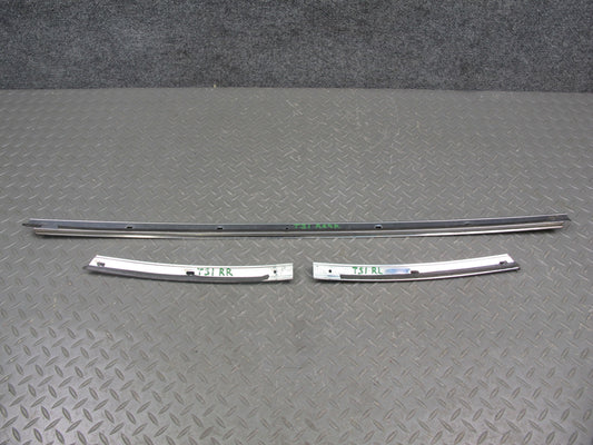 87-92 Toyota Supra MA71 Targa Roof Door Glass Weatherstrip Guide Set OEM