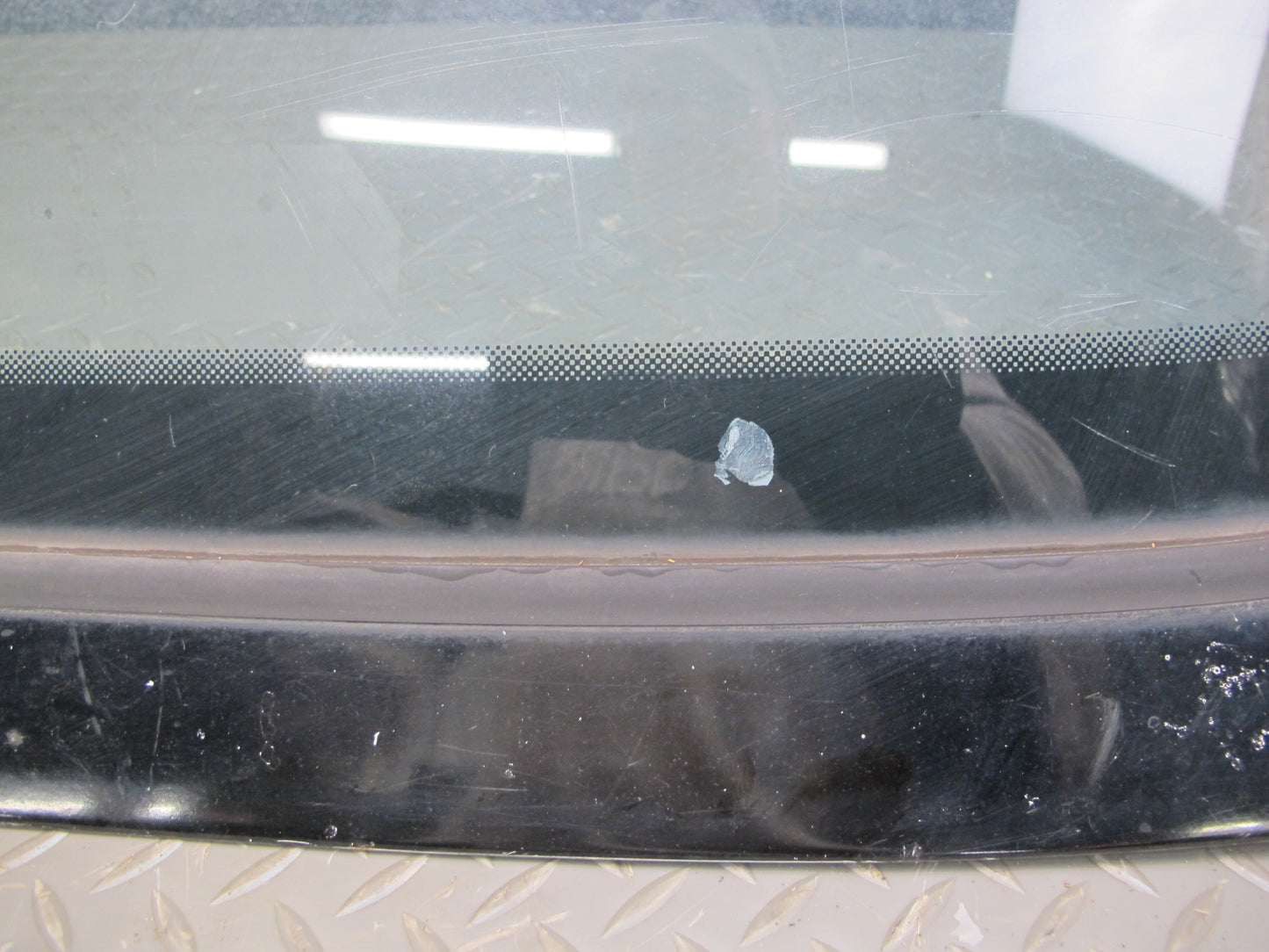 86-88 Mazda RX7 FC3S Rear Hatch Glass Panel WO Wiper OEM