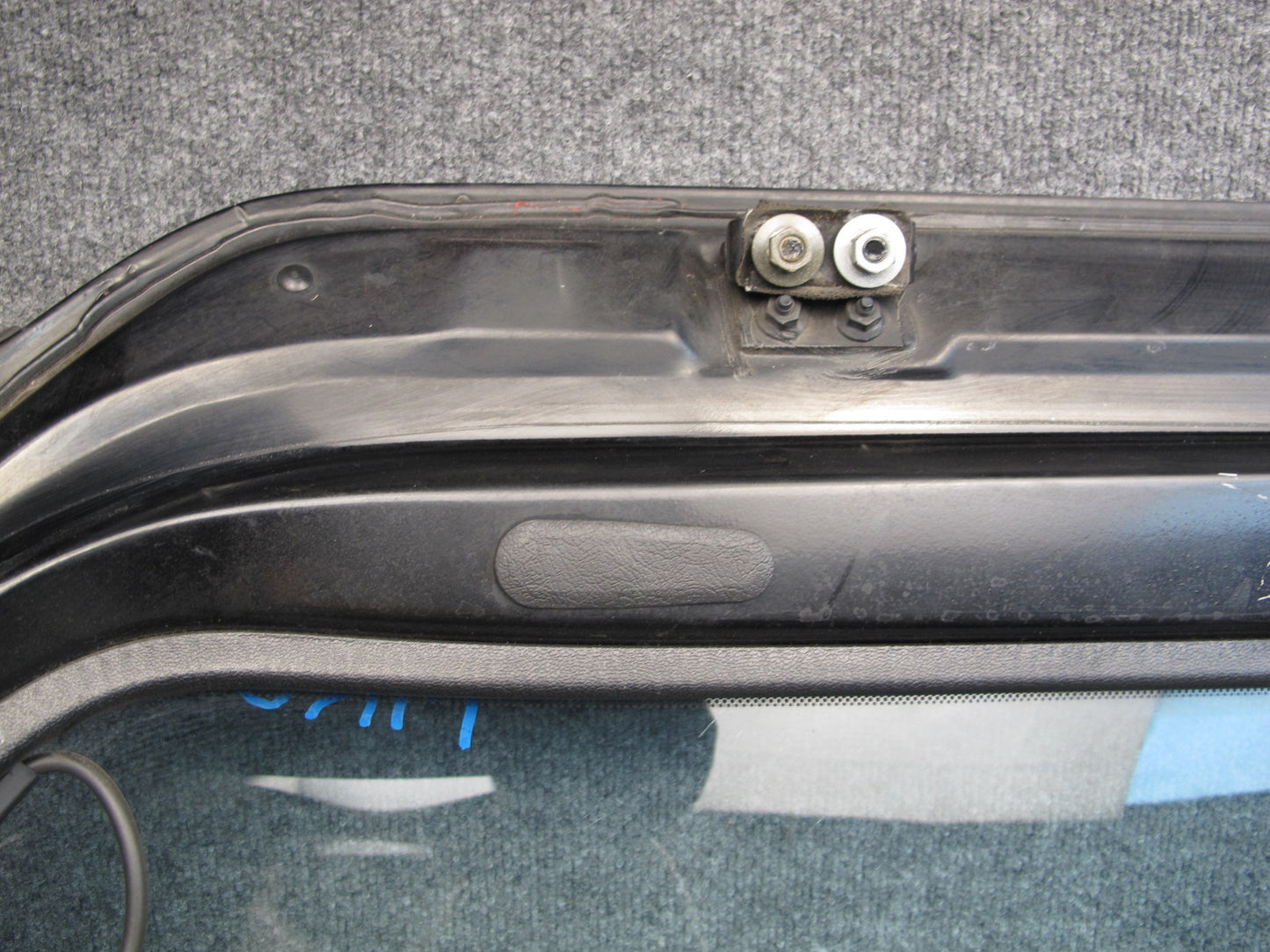 86-88 Mazda RX7 FC3S Rear Hatch Glass Panel WO Wiper OEM