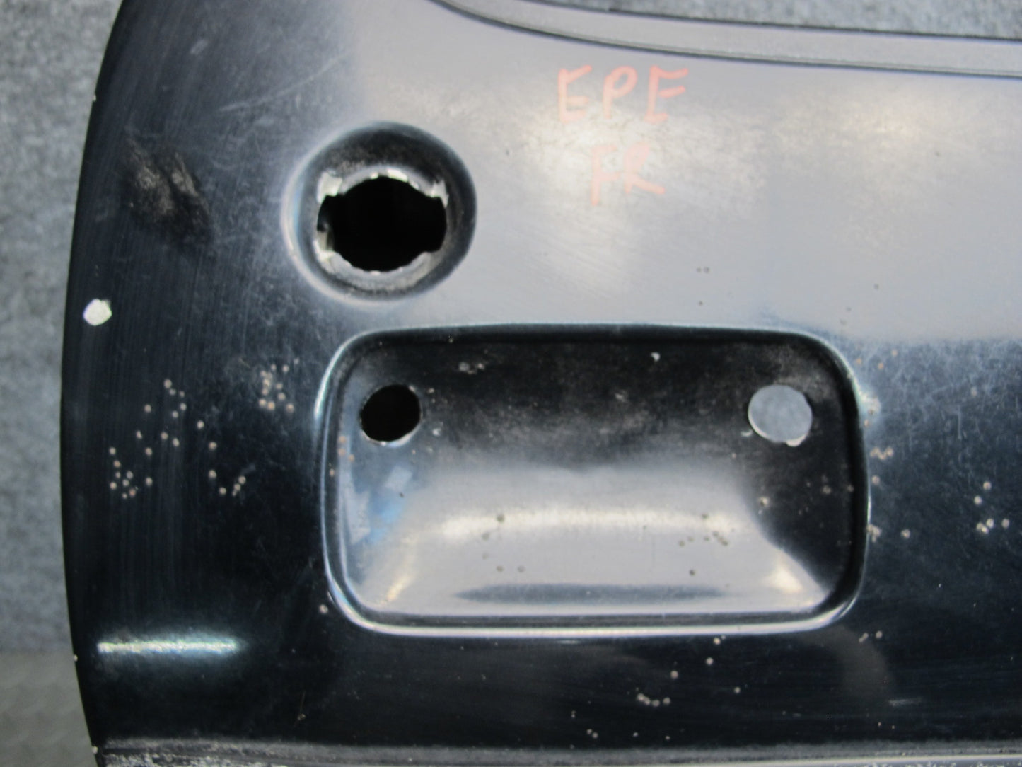 1978-1991 Porsche 928 S Front Right Passenger Side Door Shell Panel Black