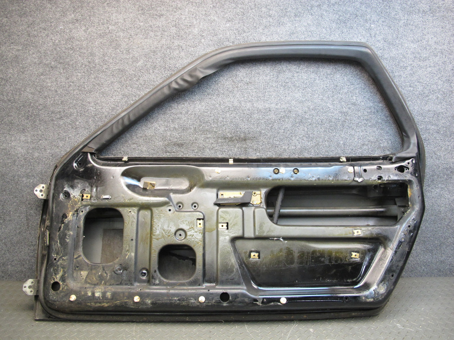 1978-1991 Porsche 928 S Front Right Passenger Side Door Shell Panel Black