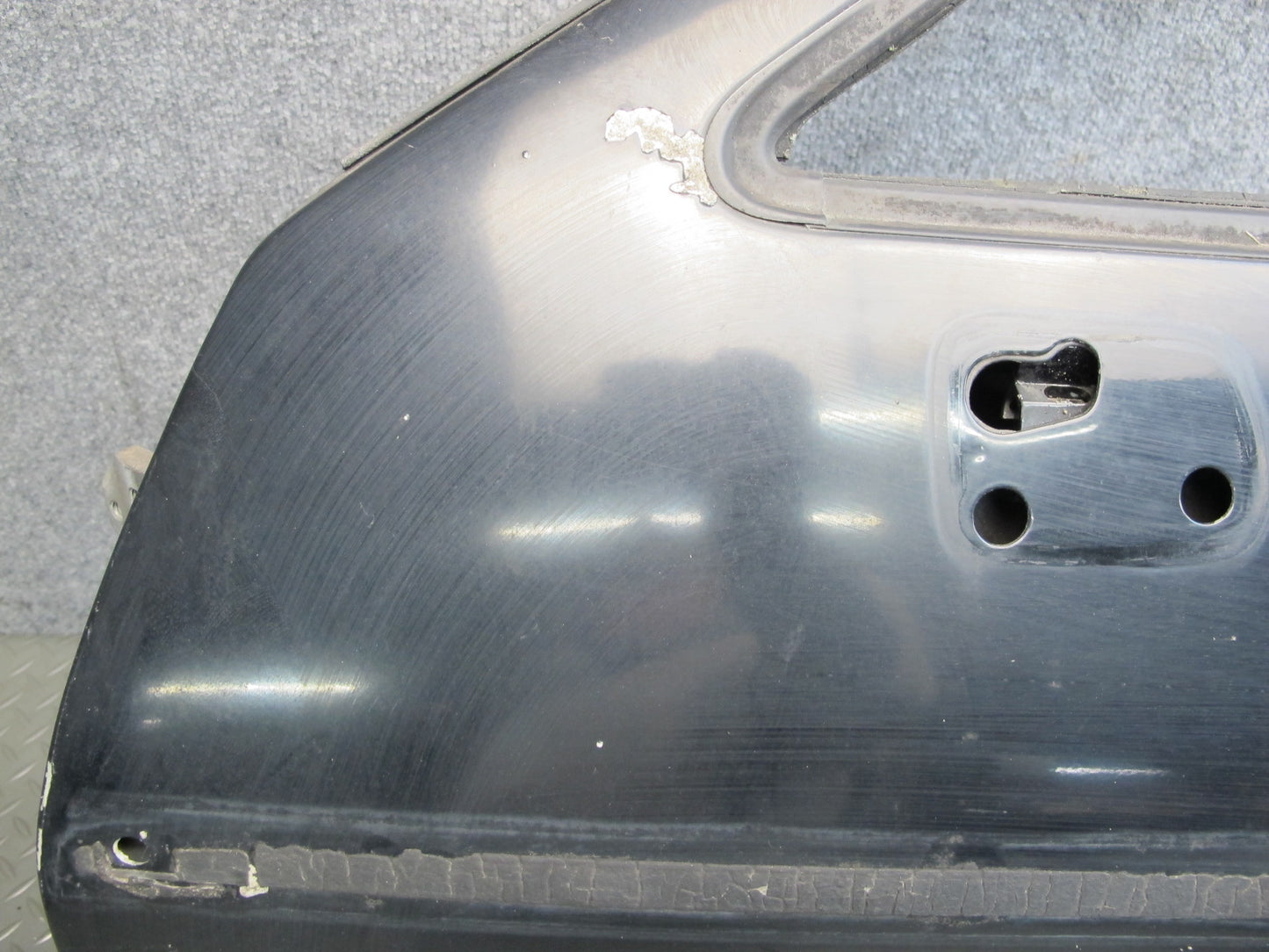 1978-1991 Porsche 928 S Front Left Driver Side Door Shell Panel Black