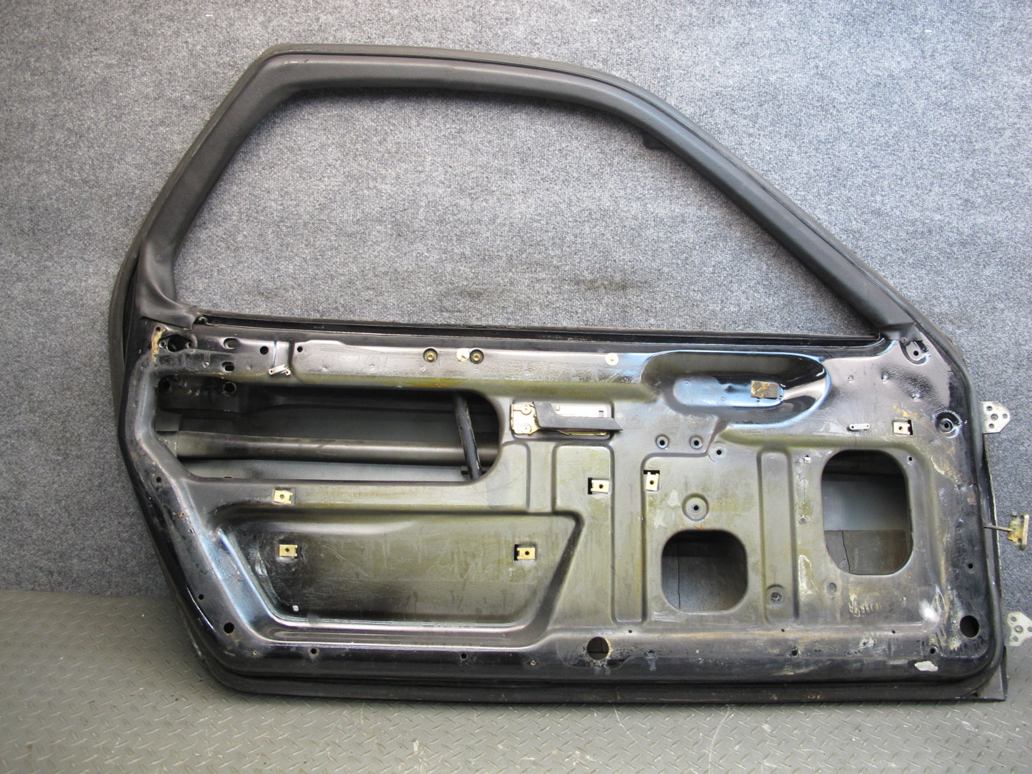 1978-1991 Porsche 928 S Front Left Driver Side Door Shell Panel Black