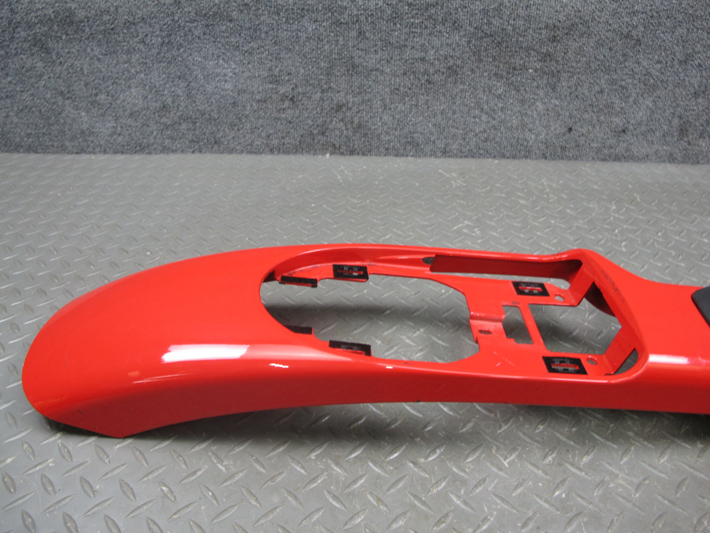 03-06 Chevrolet SSR A/T Center Console Trim Cover Panel RED w Armrest OEM