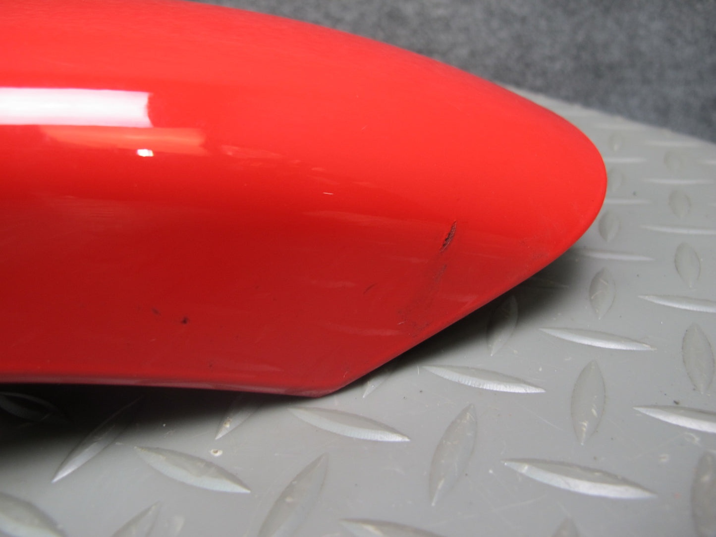 03-06 Chevrolet SSR A/T Center Console Trim Cover Panel RED w Armrest OEM