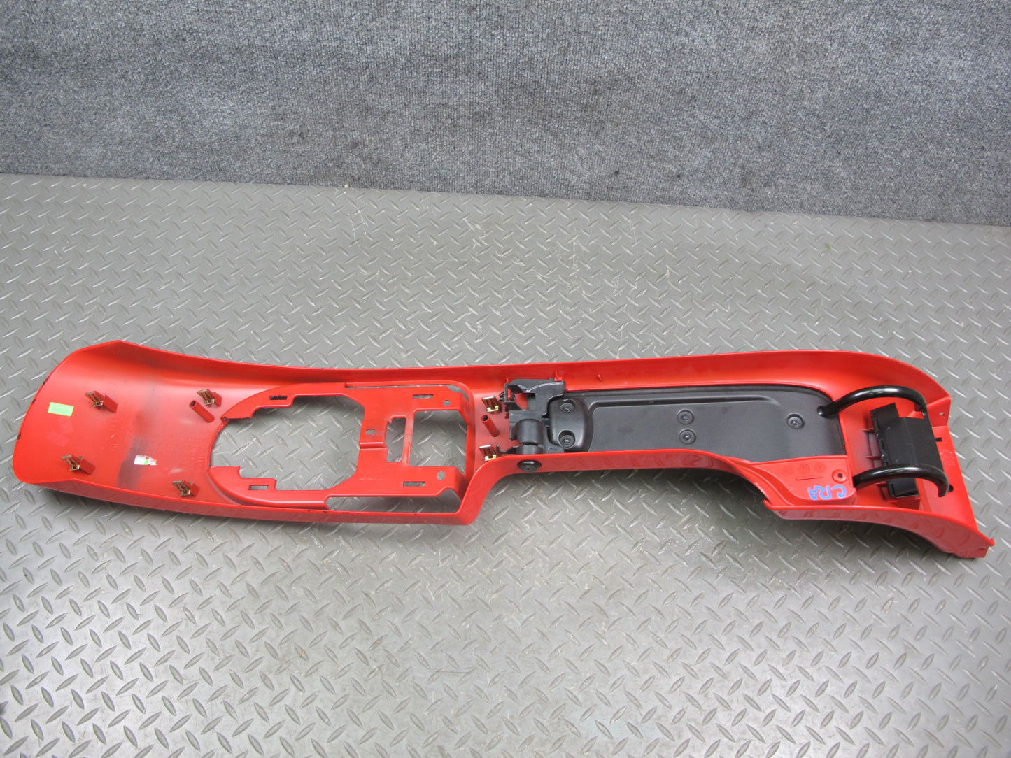 03-06 Chevrolet SSR A/T Center Console Trim Cover Panel RED w Armrest OEM