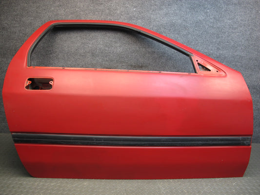 86-88 Mazda RX7 FC3S Coupe Right Passenger Door Shell Panel RED OEM