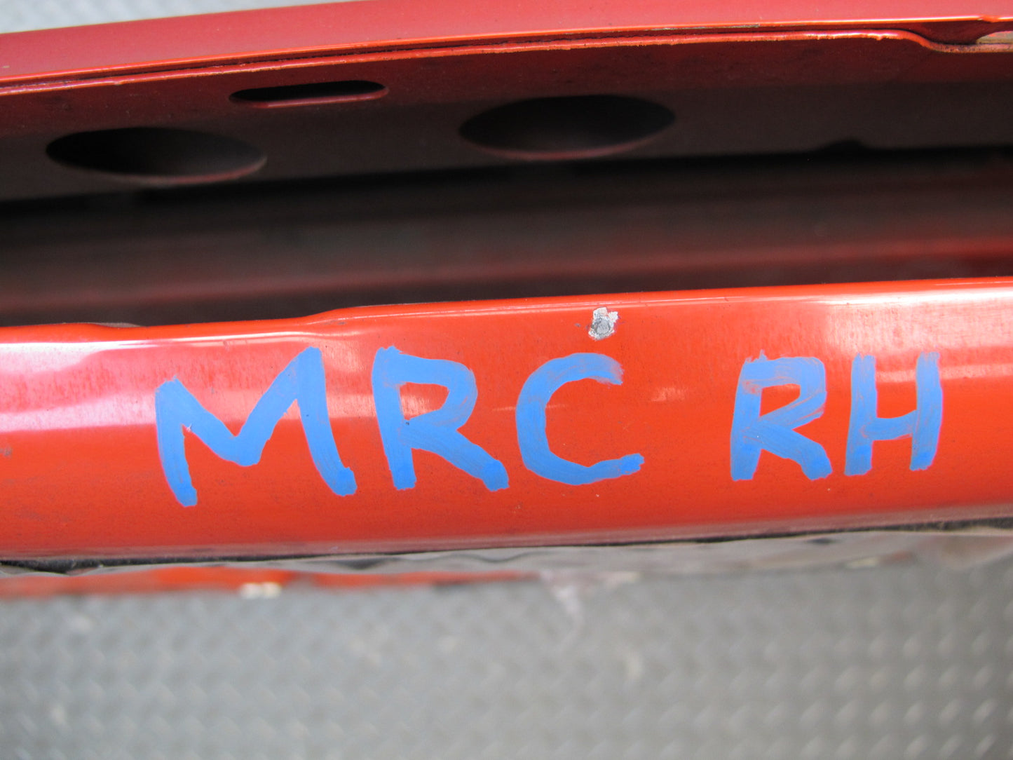86-88 Mazda RX7 FC3S Coupe Right Passenger Door Shell Panel RED OEM