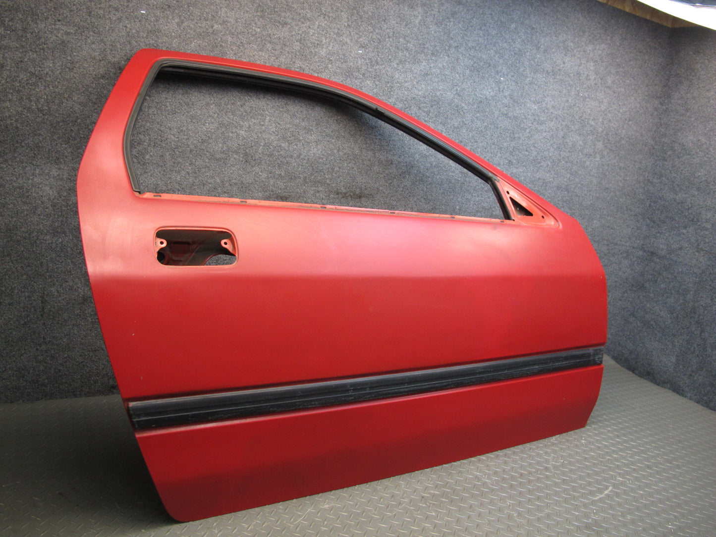 86-88 Mazda RX7 FC3S Coupe Right Passenger Door Shell Panel RED OEM