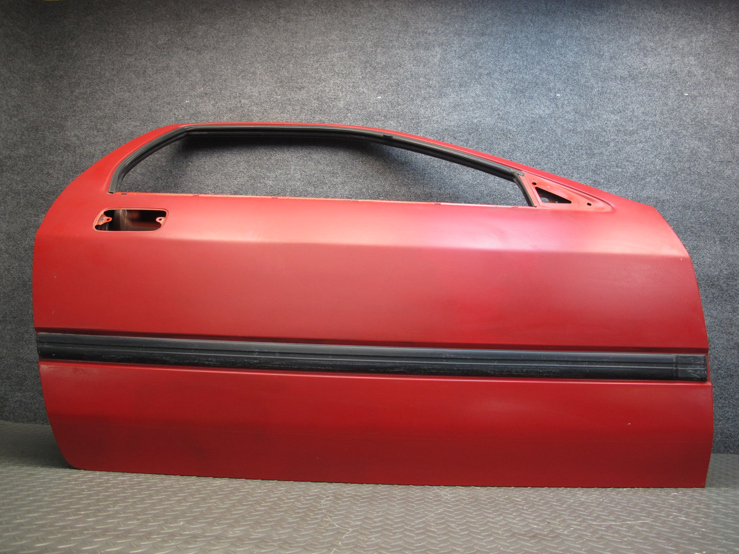 86-88 Mazda RX7 FC3S Coupe Right Passenger Door Shell Panel RED OEM